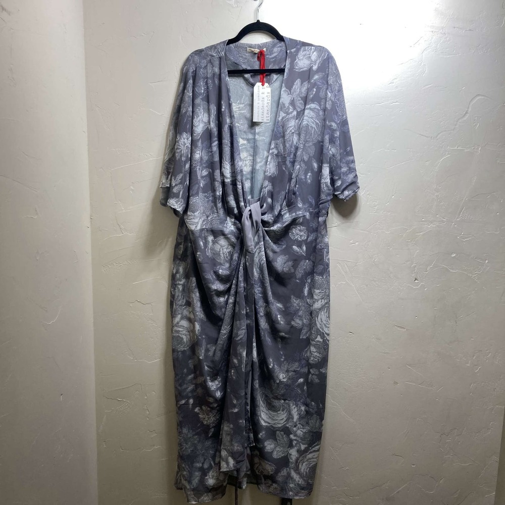 Standards & Practices Smokey Rose Wrap Dress Women's 3xl NWT